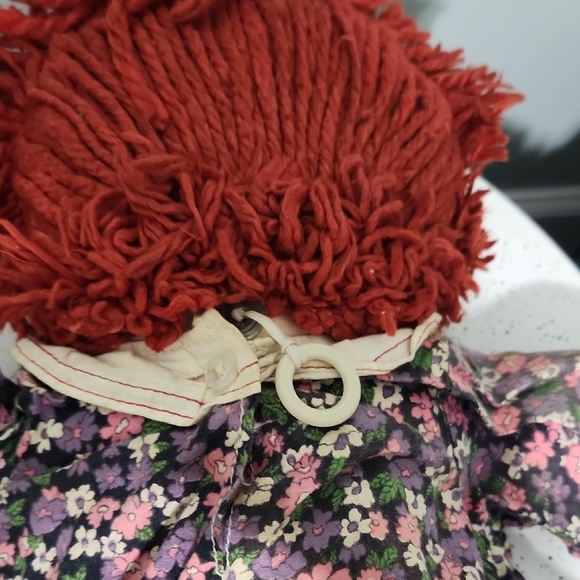 Rare Raggedy Ann Doll With Pully - Picture 3 of 4